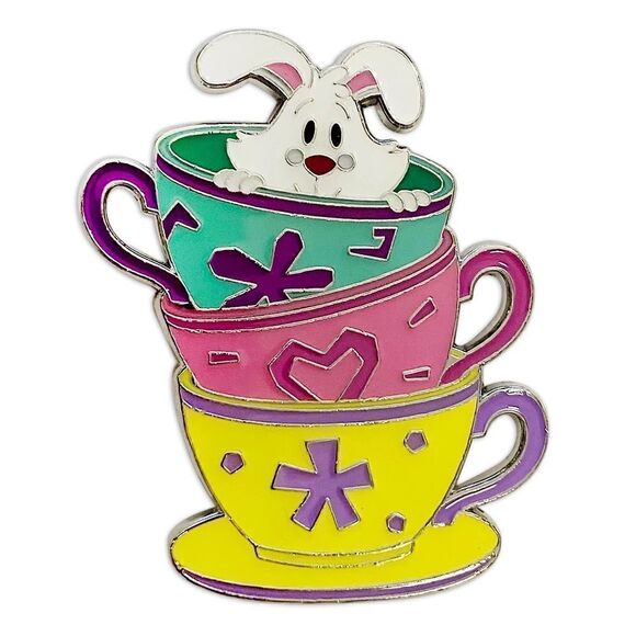 Mad Tea Party Pin in Ornament Box NEW Disney’s Alice in Wonderland NIB Rabbit - Picture 5 of 6